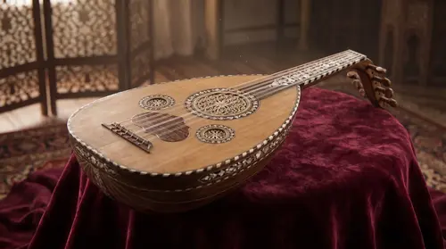 Instrumento El Laúd (Oud) tradicional, la base del legado musical andalusí